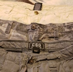 Mixed Mens cargo shorts